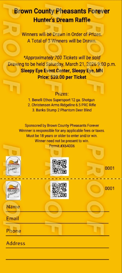 2025 Hunters Dream Raffle